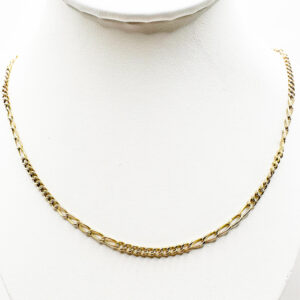 Cadena 10x5 de Oro 18K - 60 cm