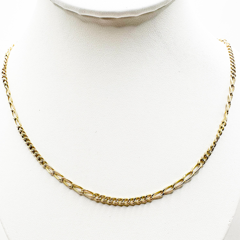 Cadena 10x5 de Oro 18K - 60 cm