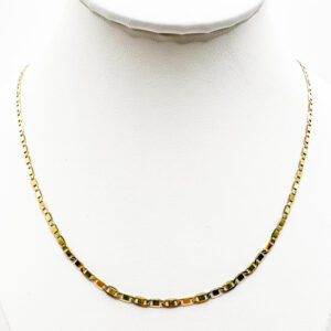 Cadena Plana de Oro 18K - 45 cm